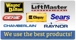 Gibbsboro Garage Door Repair uses best brands